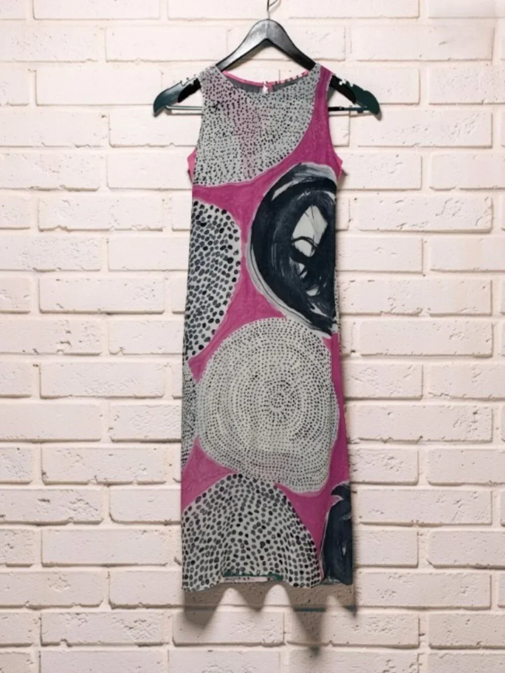 NIC+ZOE Abstract Graphic Print Maxi Dress M